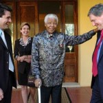 Richard Holbrooke with Nelson Mandela. (The Watch)
