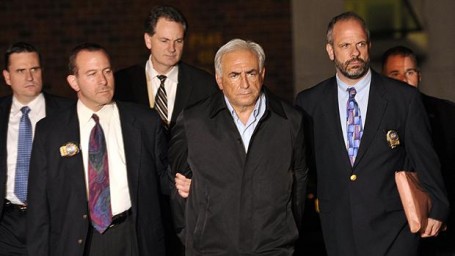 Dominique Strauss-Kahn arrested for an alleged rape case in New York. (Reauters)