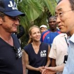 UN Secretary-General Ban Ki-moon meets with Sean Penn, actor and Co-Founder of the Jenkins-Penn Haitian Relief Organization, March 2010 (UN Photo/Sophia Paris).